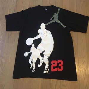 Michael Jordan Jumpman abstract art piece t-shirt